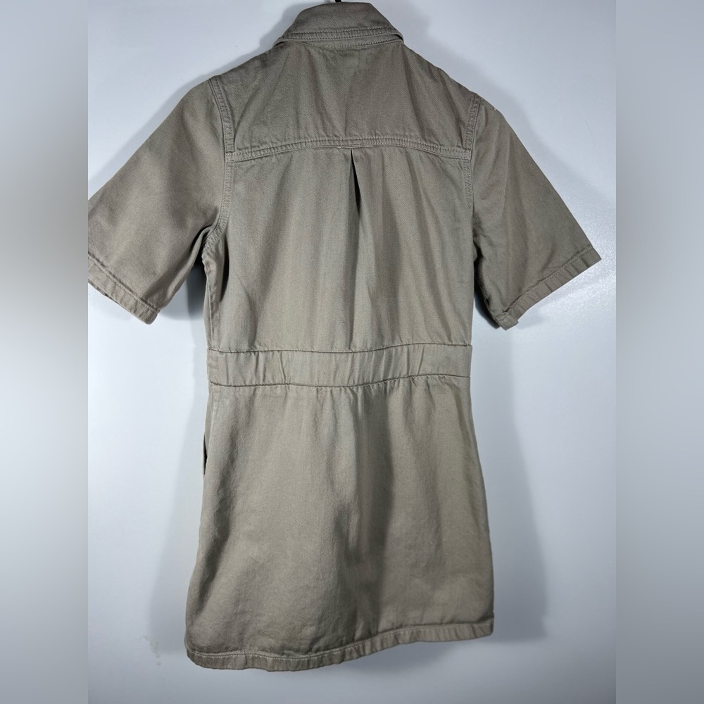 FRENCH CONNECTION Rosetta Recycled Denim Shirt Dress Sz 4 - Picture 6 of 9
